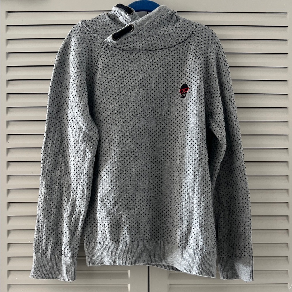 Zara Black and Gray Knitwear